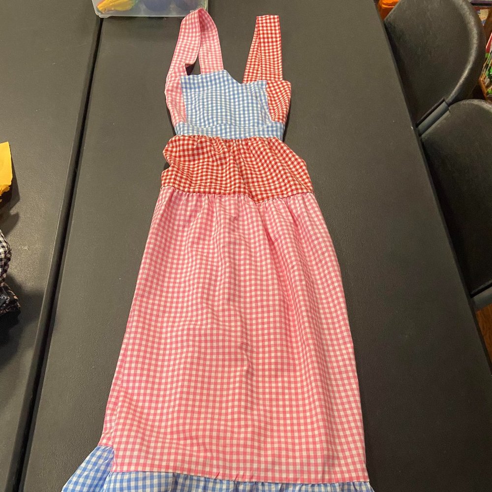 Hannah Pinafore Dress in Picnic Gingham